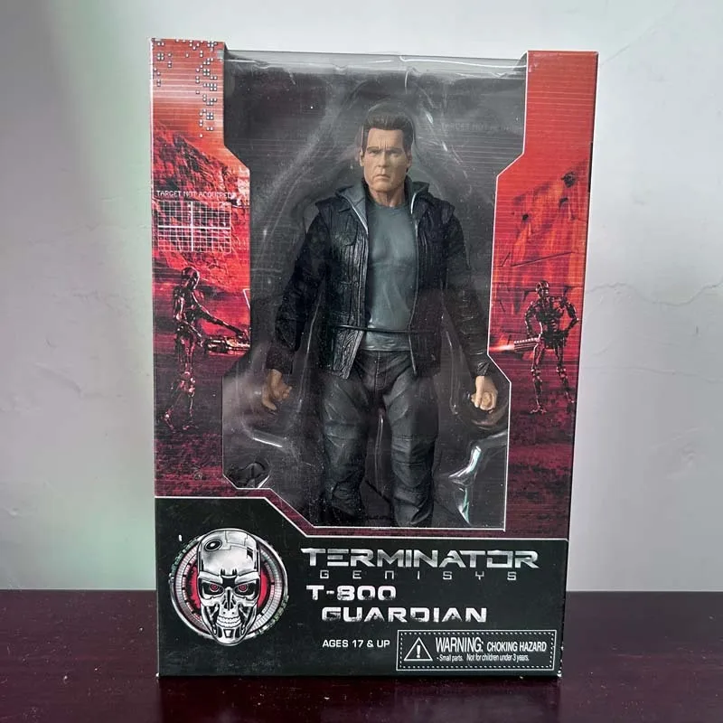 NECA Figure The Terminator Genisys T-800 Guardian The Terminator Endoskeleton Action Figure Model Toys Joint Movable Doll Gift