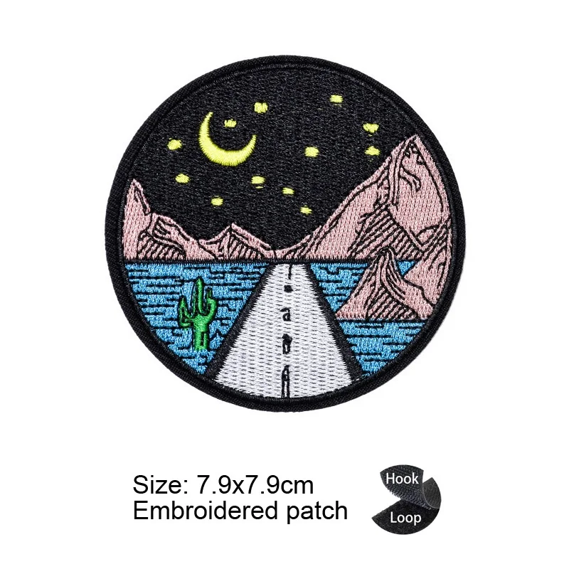 Newly Designed 3D Embroidered SUV Astronaut in Space Travel Armband Sunrise Jacket With Backpack Custom Patches for Clothing