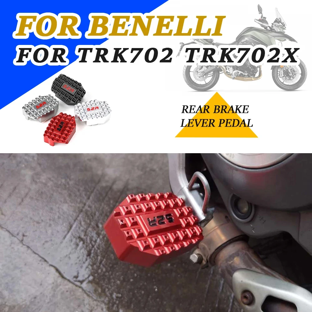 

Motorcycle Accessories Rear Brake Lever Pedal Foot Pegs Enlarge Extension Pad For Benelli TRK702X TRK702 X TRK 702X 702 X 2023