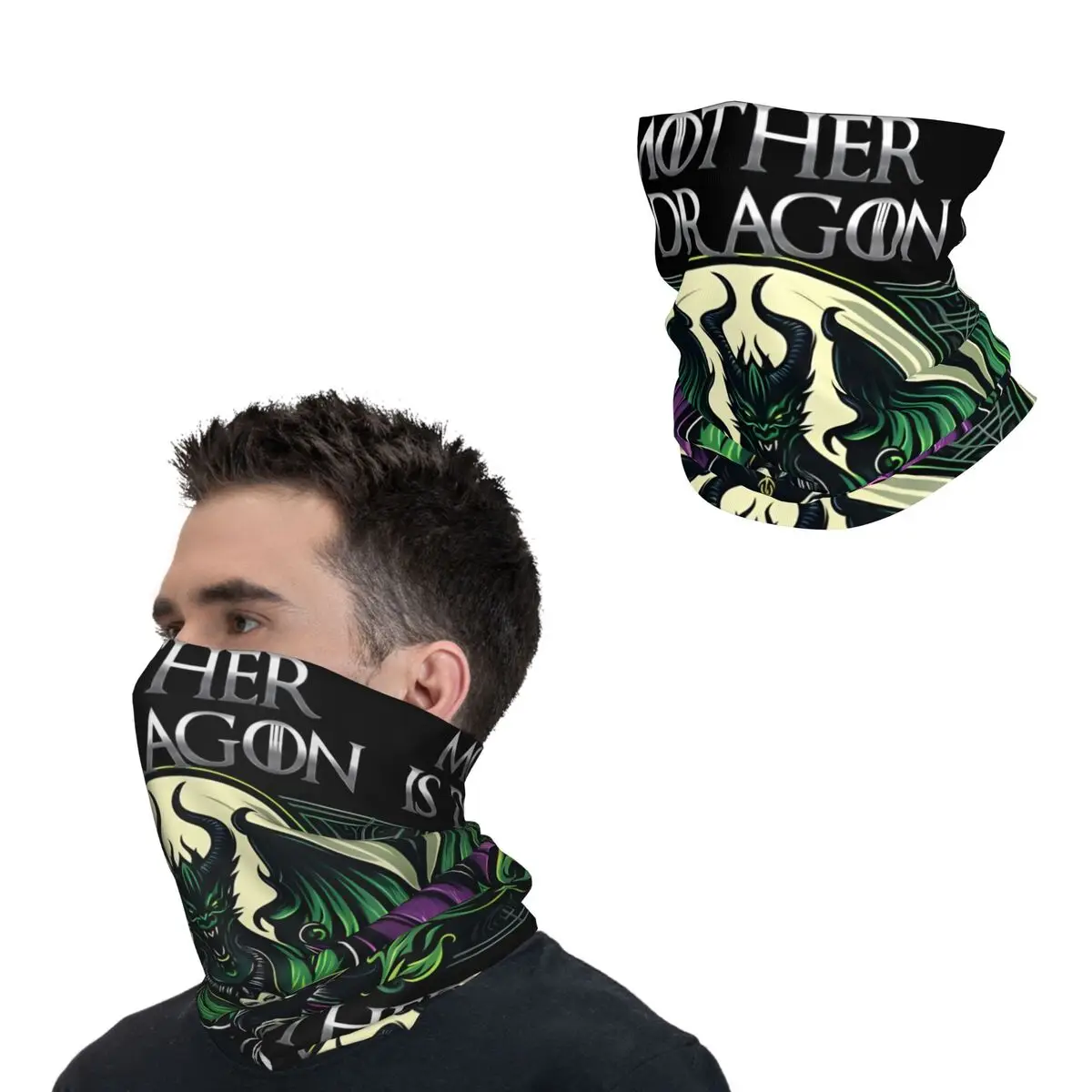 Fabulous Bandana Neck Gaiter Motorcycle Club maleficent mistress of evil Face Scarf Multi-use Cycling Riding Unisex Adult