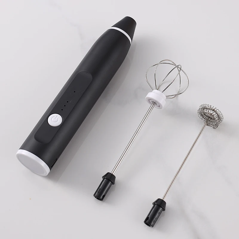 Portable UBS Electric Egg Beater 3-speed Wireless Blender Coffee Milk Bubbler Cream Butter Whipper Food Blender