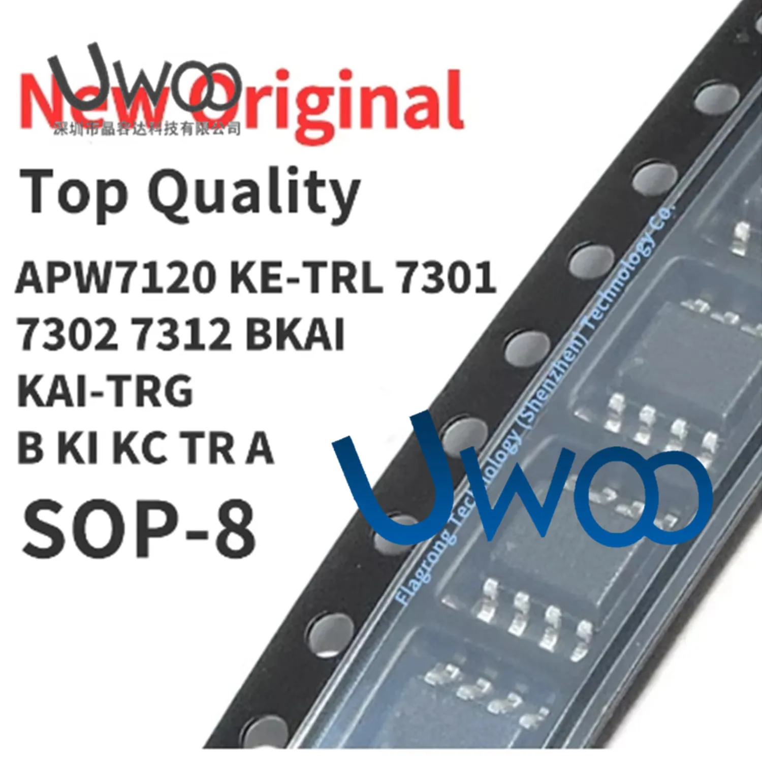 (10 Pieces) APW7120 KE-TRL APW7301 APW7302 APW7312 BKAI KAI-TRG B KI KC TR A SOP-8 New Original Chip