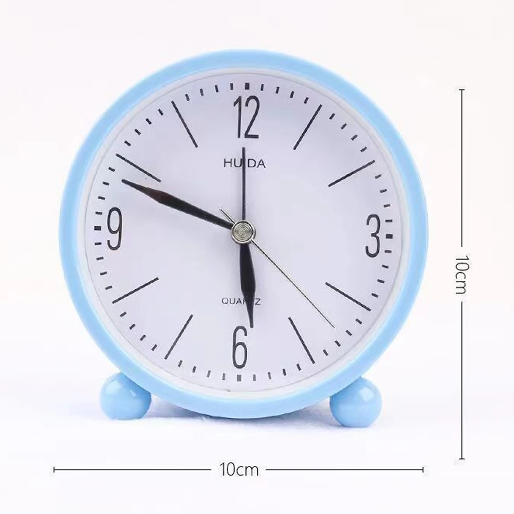 10pcs/Lot Home Decorative Custom Mini Plastic Clock Sublimation Blanks Table Alarm Clock For Kids