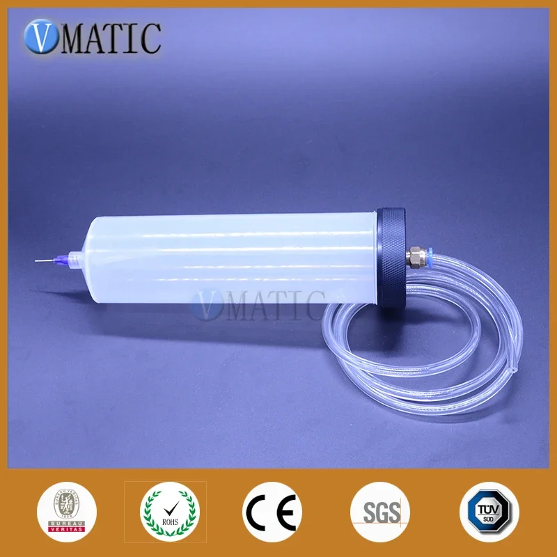 

Free Shipping Thickening Explosion Proof 300cc/ml Helix Luer Lock Tip Dispenser Pneumatic Syringe Barrel With Adapter & Needles