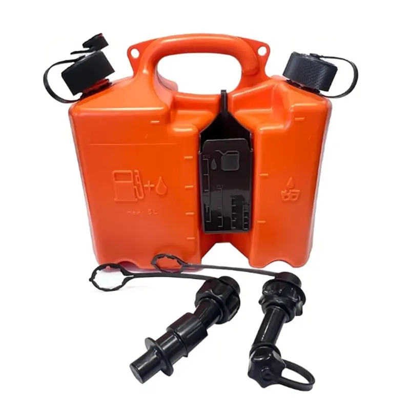 

Канистра для топлива с защитой от проливания и умным дозирующим носиком, с дополнительным удлинителем носика, 5 л + 2,5 л, артикул 0000 881 0113-B61B