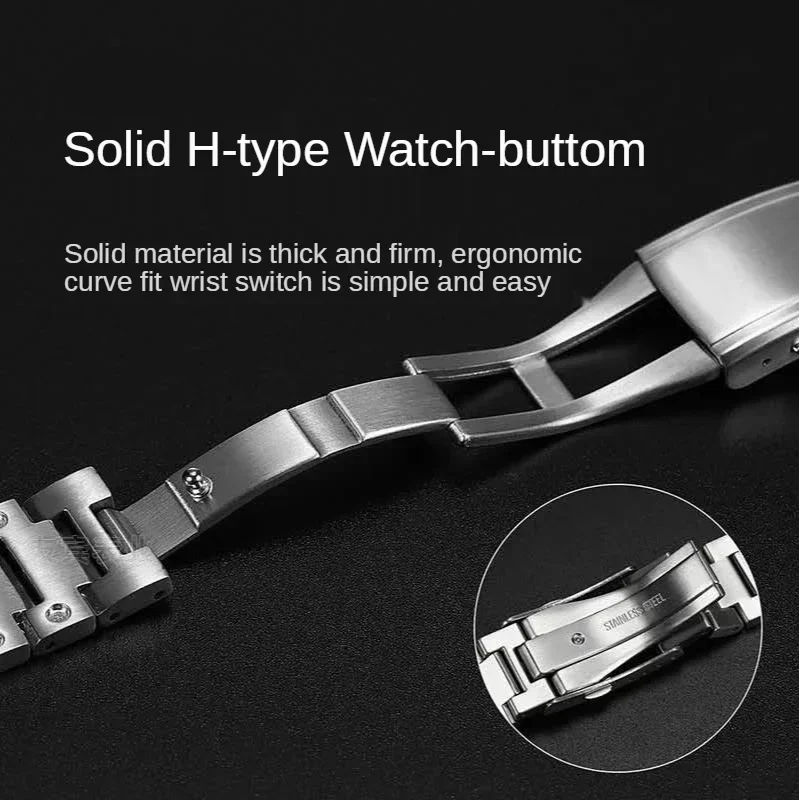 Watchband DW5600 Metal Watch Strap Band 316L Stainless Steel Case for GW-5000 5035 GW-M5610 5600 Belt Watch Bezel Set