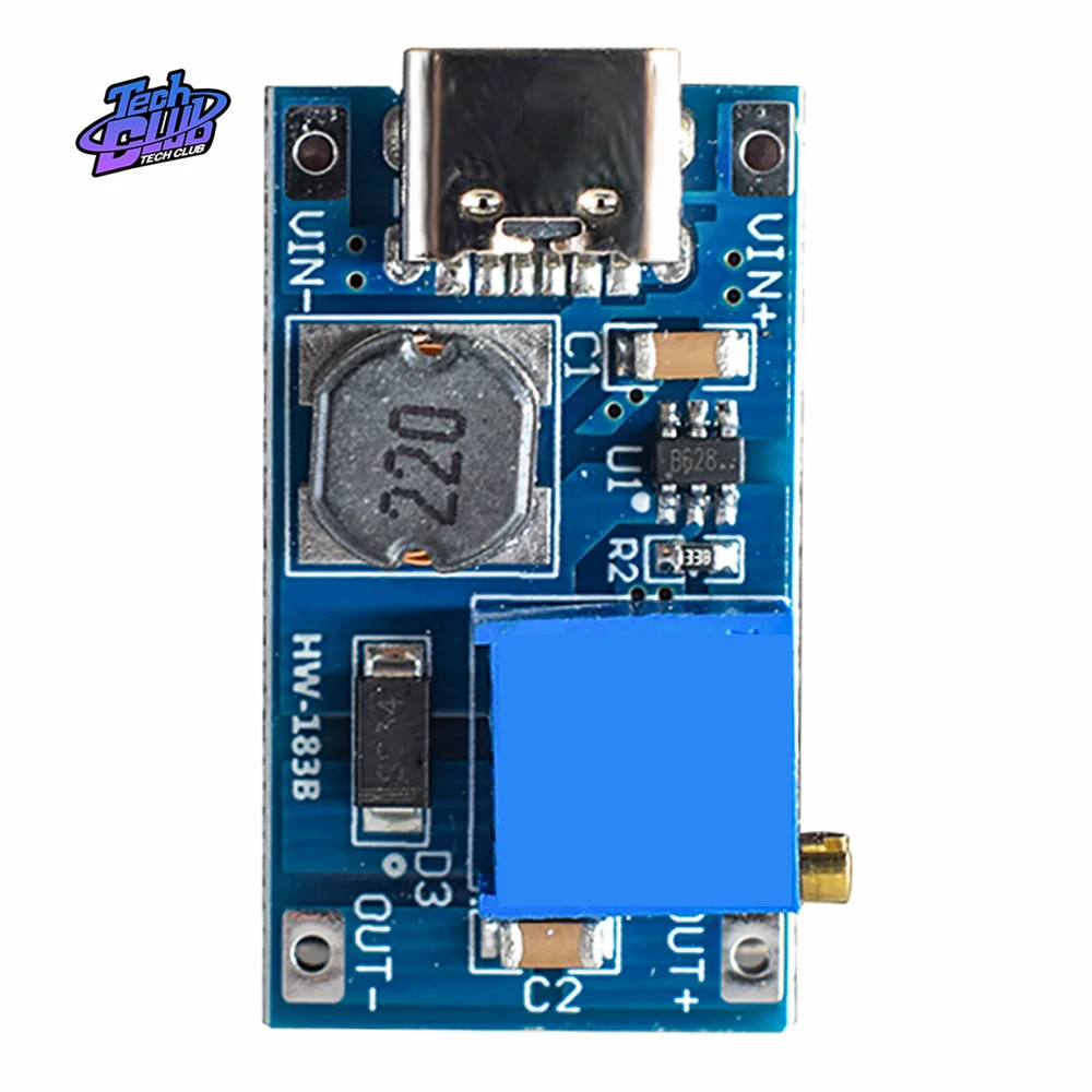 Type-C Micro USB MT3608 DC-DC Step Up Converter Booster Module Boost Step-up Board Power Supply Accessories