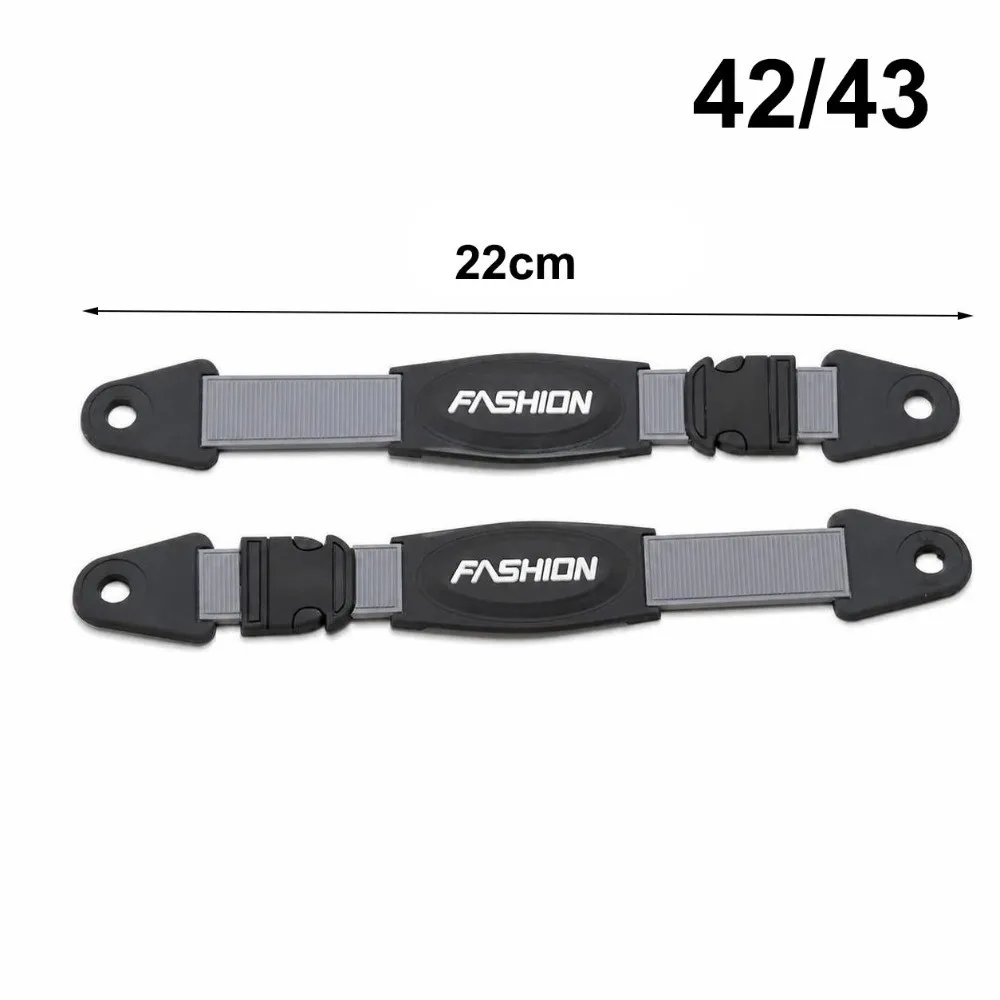 1pair Adjustable Hole Shoes Strap Fix Buckles Secure Fit Beach Slippers Straps DIY Shoe Decoration Detachable Sandals Laces