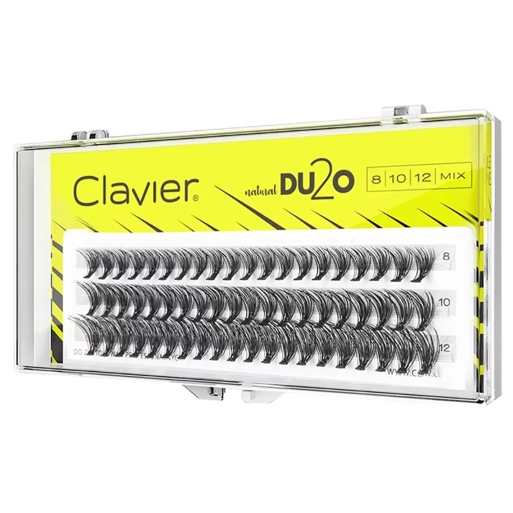 Clavier DU2O 세트당 10박스 속눈썹 20D 클러스터 속눈썹 자연 확장 가짜 속눈썹 볼륨 2배