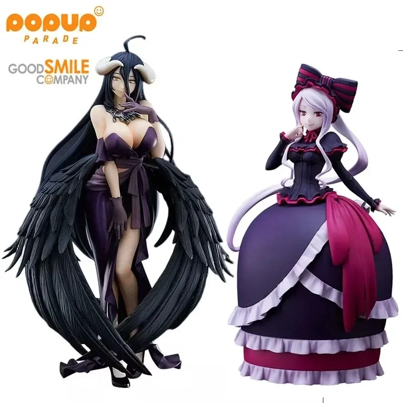 

In Stock GSC POP UP PARADE OVERLORD Ⅳ Albedo Black Full Dress Shalltear Bloodfallen Anime Figures Model Collection Toy