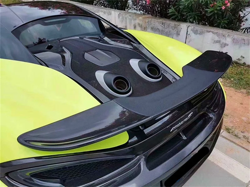 

Настоящий спойлер задней двери из углеродного волокна, комплект выхлопных газов для McLaren 540C 570S, обновленный комплект кузова в стиле 600LT