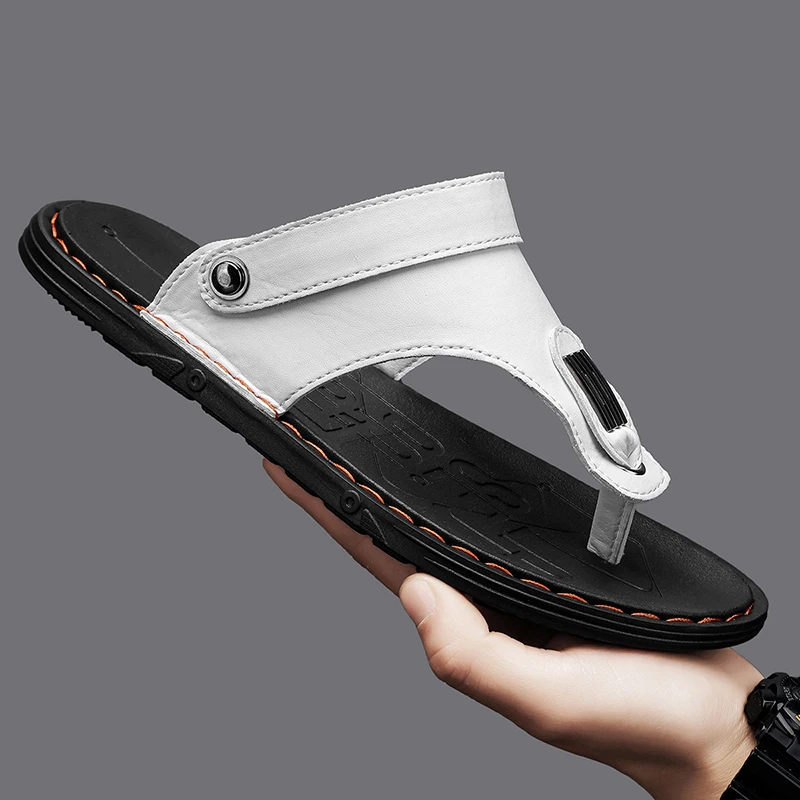 

Men's High-quality Beach Shoes Summer Outdoor Casual Flip-flops Sandals Soft-sole Non-slip Comfort Fashion Dual-purpose Slippers