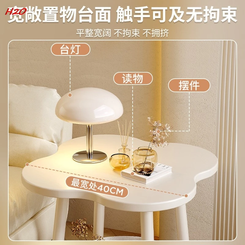 H2O Four-leaf Clover Sofa Side Several Bedroom Small Table Living Room Storage Table Creative Balcony Double Layer Coffee Table