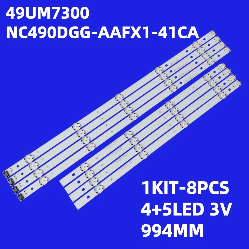 Tira de LED para GAN01-1255A-P1 GAN01-1256A-P1 NC490DGG-AAFX1-41CA 49UM7300