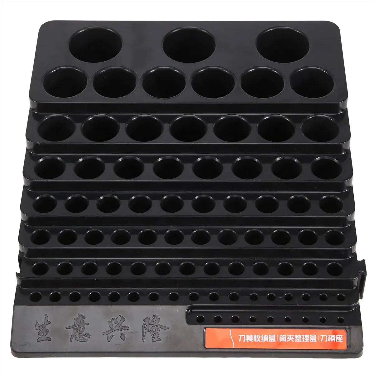 DT35BG Drill Bit Storage Box Milling Cutter Saving Space Drill Finishing Holder Organizer Case Box for Home DIY Woodworking Use