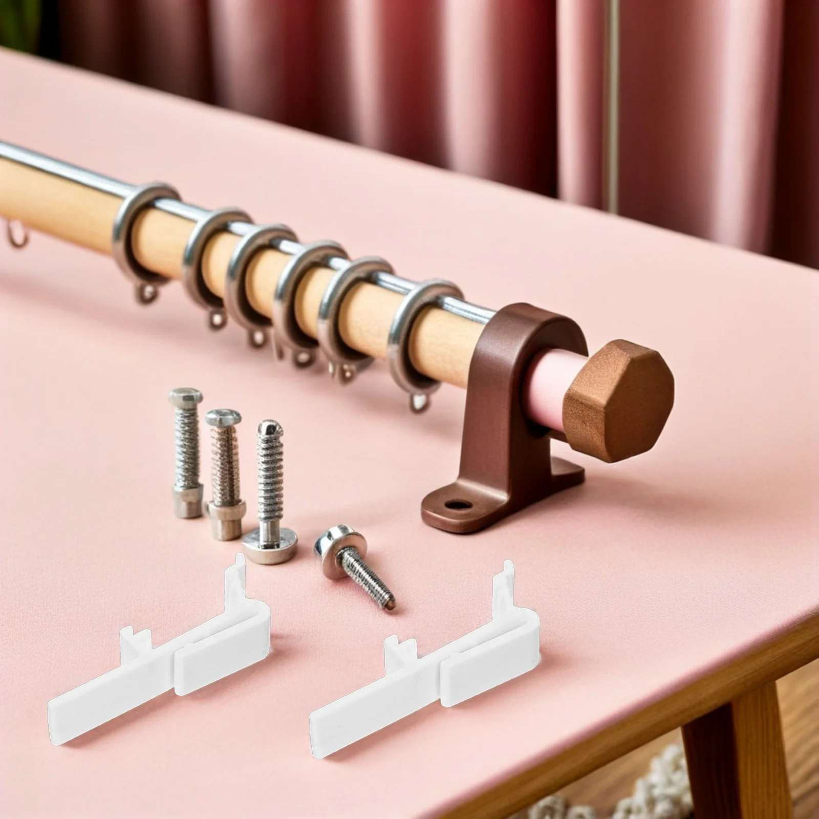 

12Pcs Window Blind Clips Strong Plastic Curtain Valance Clips for Vertical Blind Repair Replacement Slats Accessories Dustproof