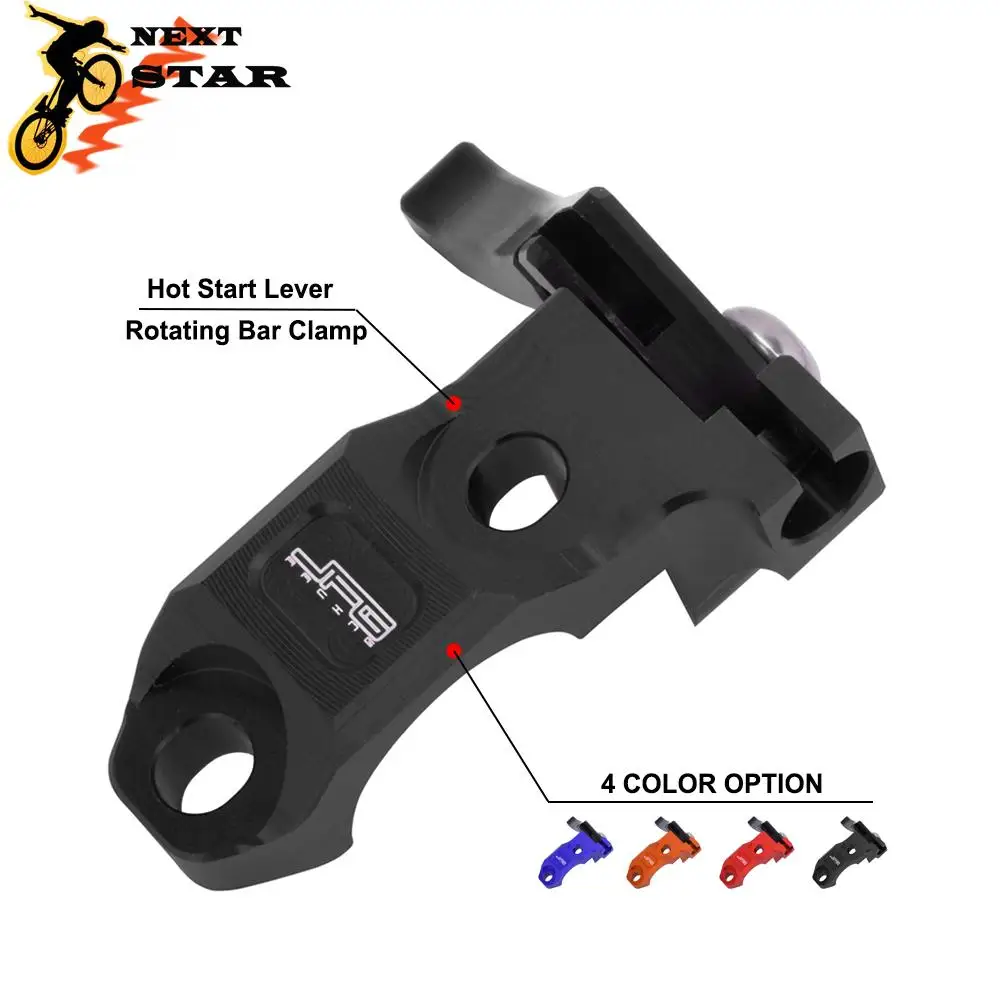 Motorcycle Rotating Bar Clamp Hot Start Lever For YAMAHA YZ85 YZ125 YZ250 YZ250F YZ450F WR250 WR250F WR450F WR250R WR426F TTR250