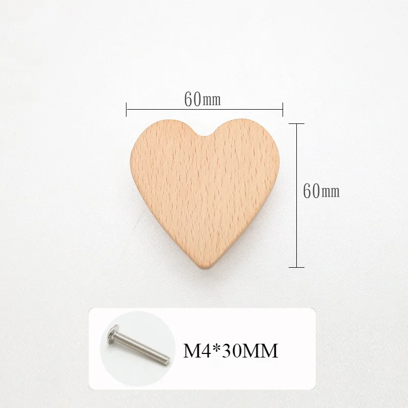 MARUAT 아름다운 하트 모양 가구 손잡이, 달 서랍 나무 손잡이, 별 구름 어린이 장식 캐비닛 나무 당김