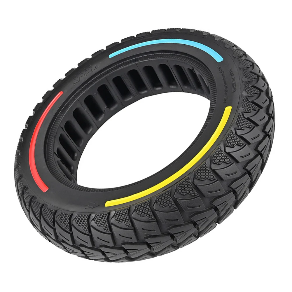 Scooter Color Tire Tyre Solid Tire 1 Piece 10 Inch 60 70-6.5 10x2.50 Accessories Anti-Theft Anti-skid Solid Tire