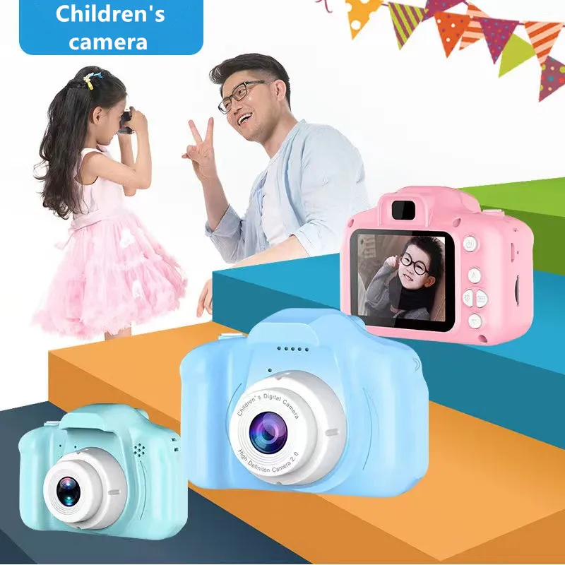 Festival Gift X2 Portable Children's Digital Camera With HD Dual Cameras to Capture The Beautiful Moments Of Childhood