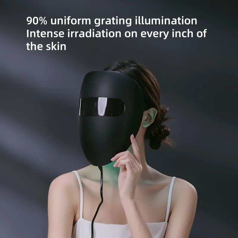 Wiederaufladbare LED-Gesichtsmaske LED Photon Beauty Mask Hautverjüngung Home Face Lifting Whitening Hautpflege Schönheitsmaske