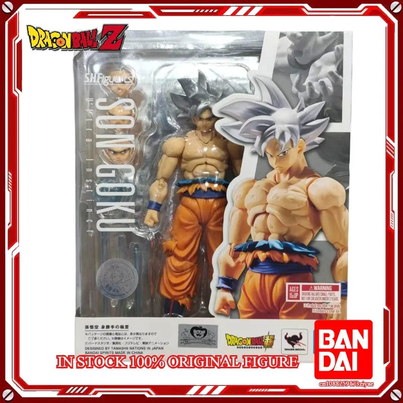 Original en Stock Bandai Dragon Ball Super S.H.Figuarts Son Goku Ultra Instinct SHF Goku Ultra Instinct modelo de figuras de acción de juguete