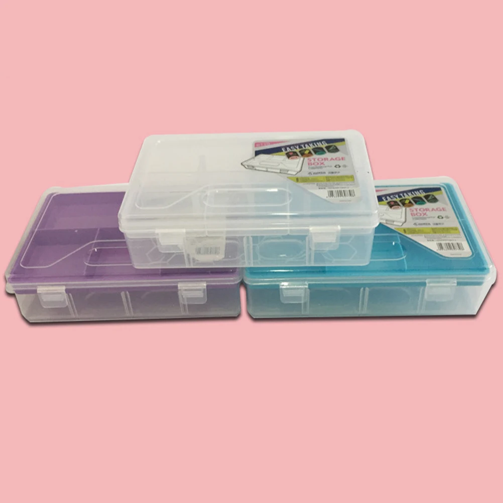 

Double Layer Case Lightweight Durable Stationery Storage Box Pen Tool Office Pen Box Organizer Multifunctional