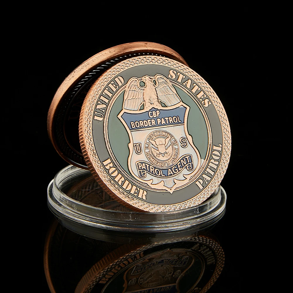 USA CBP Border Patrol Agent US Department of Homeland Security Copper Challenge Coin