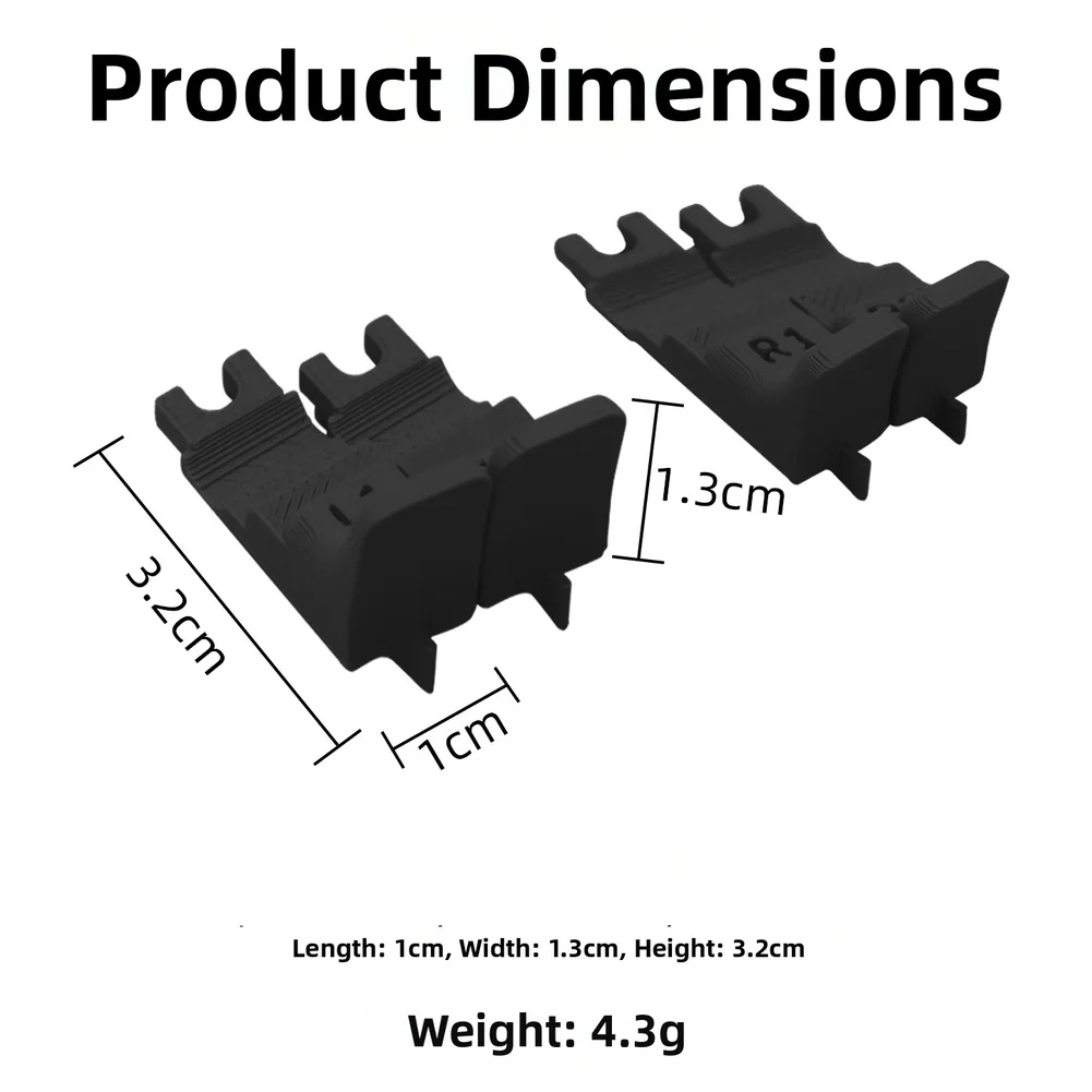 Compatible Rear Buttons For Anbernic RG406V RG405V RG40XXV Models Easy Install Handheld Game Console Parts 1*1.3*3.2CM