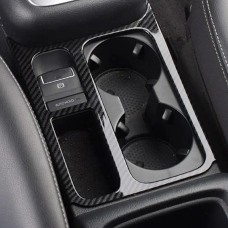 Car Central Control Water Cup Holder Panel Frame Decoration Cover Trim For VW Tiguan MK1 2008 - 2015 Interior Accessories LHD