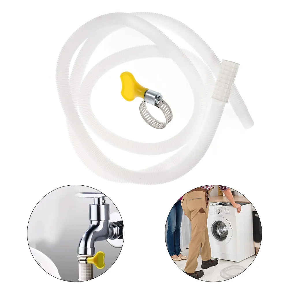 

1 Pc TPE Water Inlet Pipe 3Meters Connected Washing Machine Extension Pipe Semi-automatic Washing Machine
