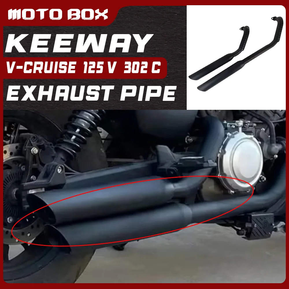FOR KEENAY V-CRUISE 125V 302 C Modified Exhaust