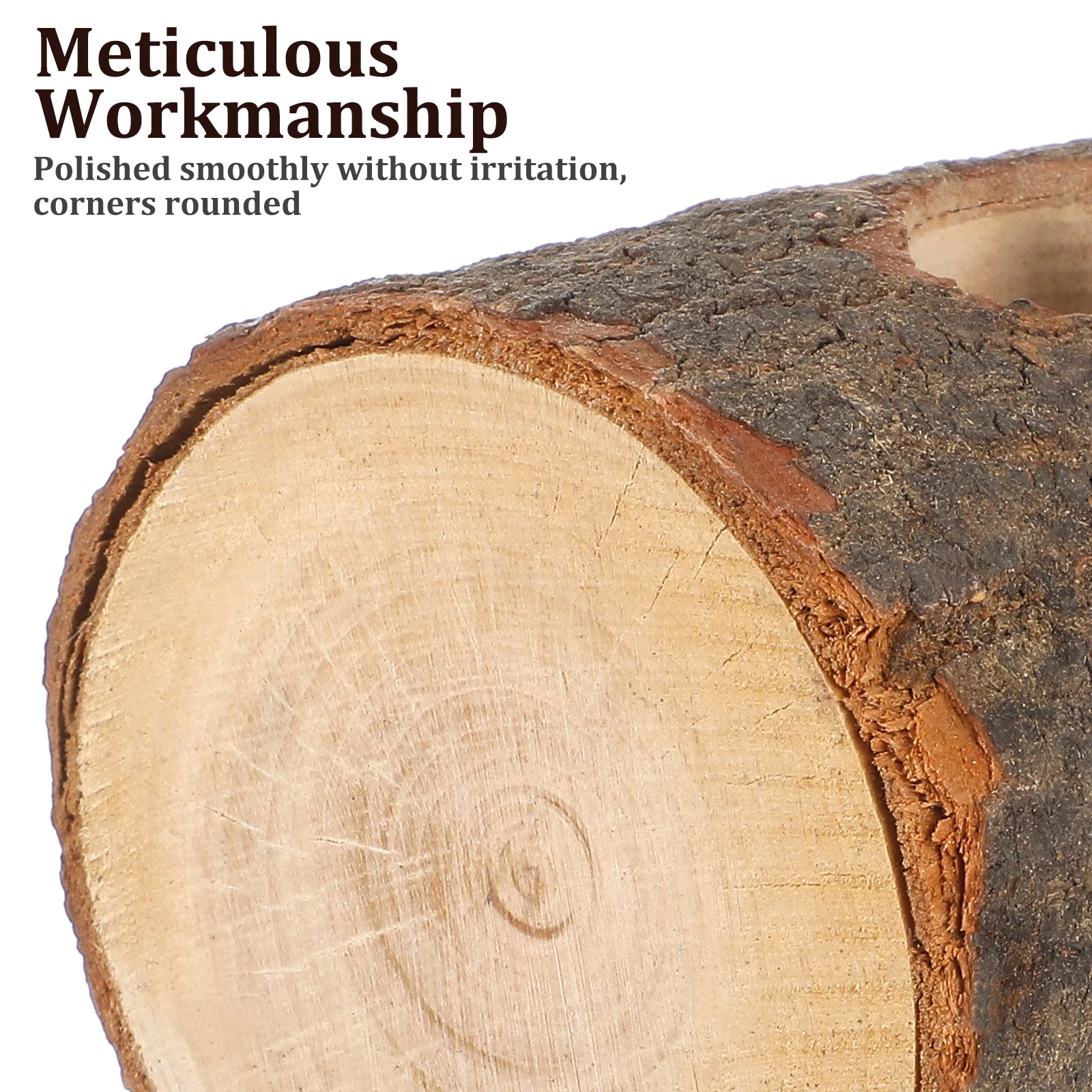 

1Set Elegant Heart Design Wooden Cup Sturdy Decorative Candlestick for Household Festival Gift Holder Ornament