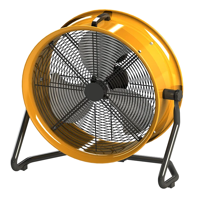 430 มม.17 นิ้วการไหลของอากาศอุตสาหกรรมพัดลมตั้งพื้นโรงงาน AC โลหะ Blower พัดลมตั้งพื้นพัดลมพกพา