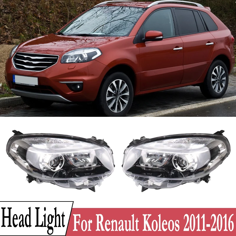 

Галогенный головной фонарь для Renault Koleos 2011-2016, передний бампер, фара, дневные ходовые огни без лампы