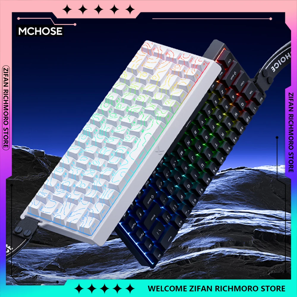 Mchose Ace 60Pro Ace 68  Mechanical Magnetic Switch Keyboard RGB E-sport FPS Hot Swap Custom Gaming Keyboard Pc Gamer Accessorie