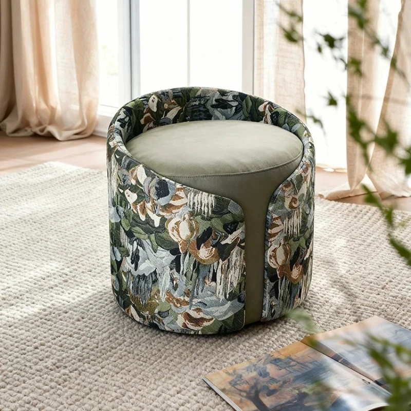 French-style Vintage Vanity Stool Bedroom Apartment Vanity Stool Creative Features Home Furniture Taburete De Maquillage ZY40HZD