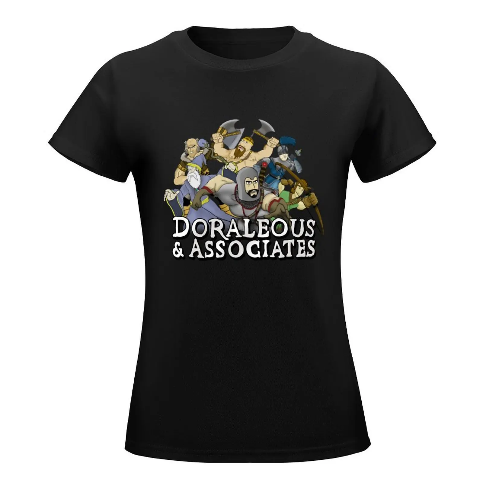 Doraleous & Associates T-Shirt tees summer top lady clothes t-shirt dress for Women sexy