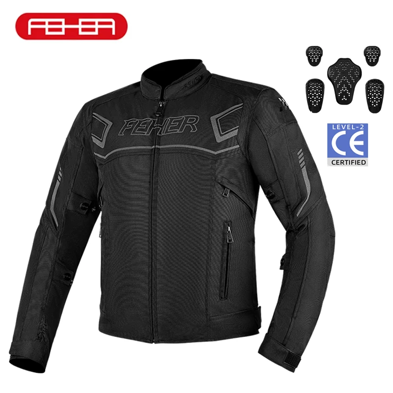 

FEHER Motorcycle Jackets Man Four Seasons Waterproof Wear Resistant Resistant To Tear High Quality Motorcycle Riding Jackets