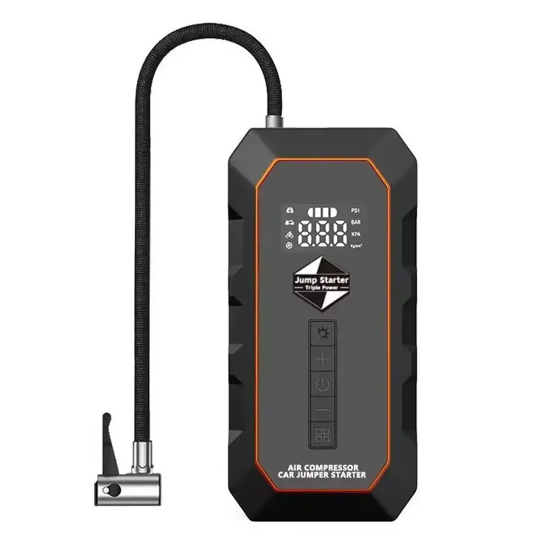 Car Jump Starter With Air Compressor 20000mAh Start 2.5 L 3.0L Car 150 psi