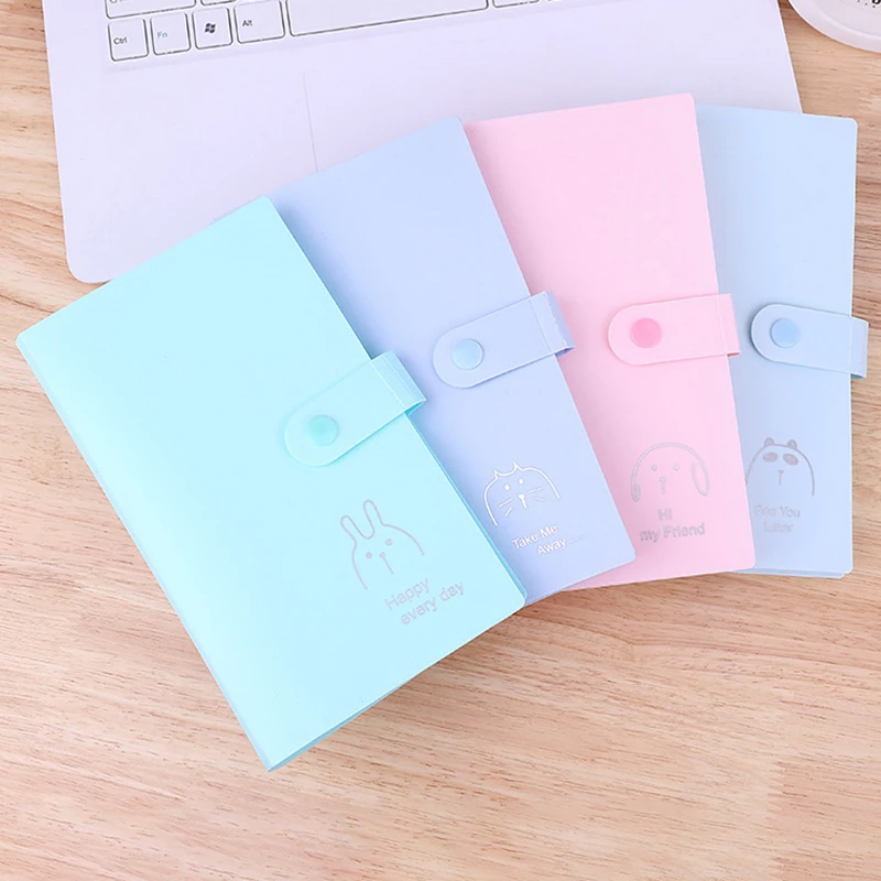 بلون Kpop صور بطاقة الموثق المعبود Photocard حامل الموثق ألبوم صور صغير صفحة شفافة ألبوم بطاقة الأعمال الهدايا