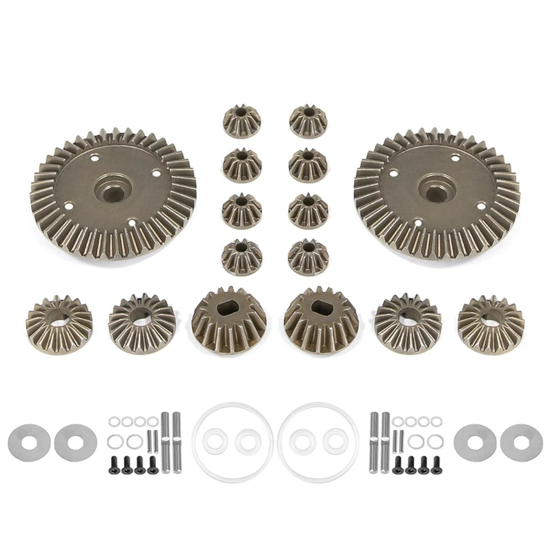 RC Car Upgrade Front Rear Differential Gear Kit 22049 For Tamiya 39T XV02 TT02 MB01 BT01 XM01 RC Car Upgrade Accessories