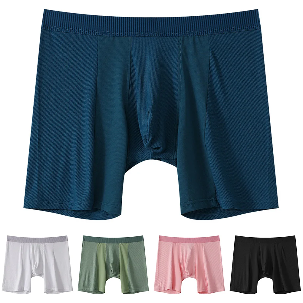 

Дышащая спортивная одежда, плавки из ледяного шелка, повседневное использование, удобные трусы из ребристой ткани, легкая конструкция для повседневного ношения