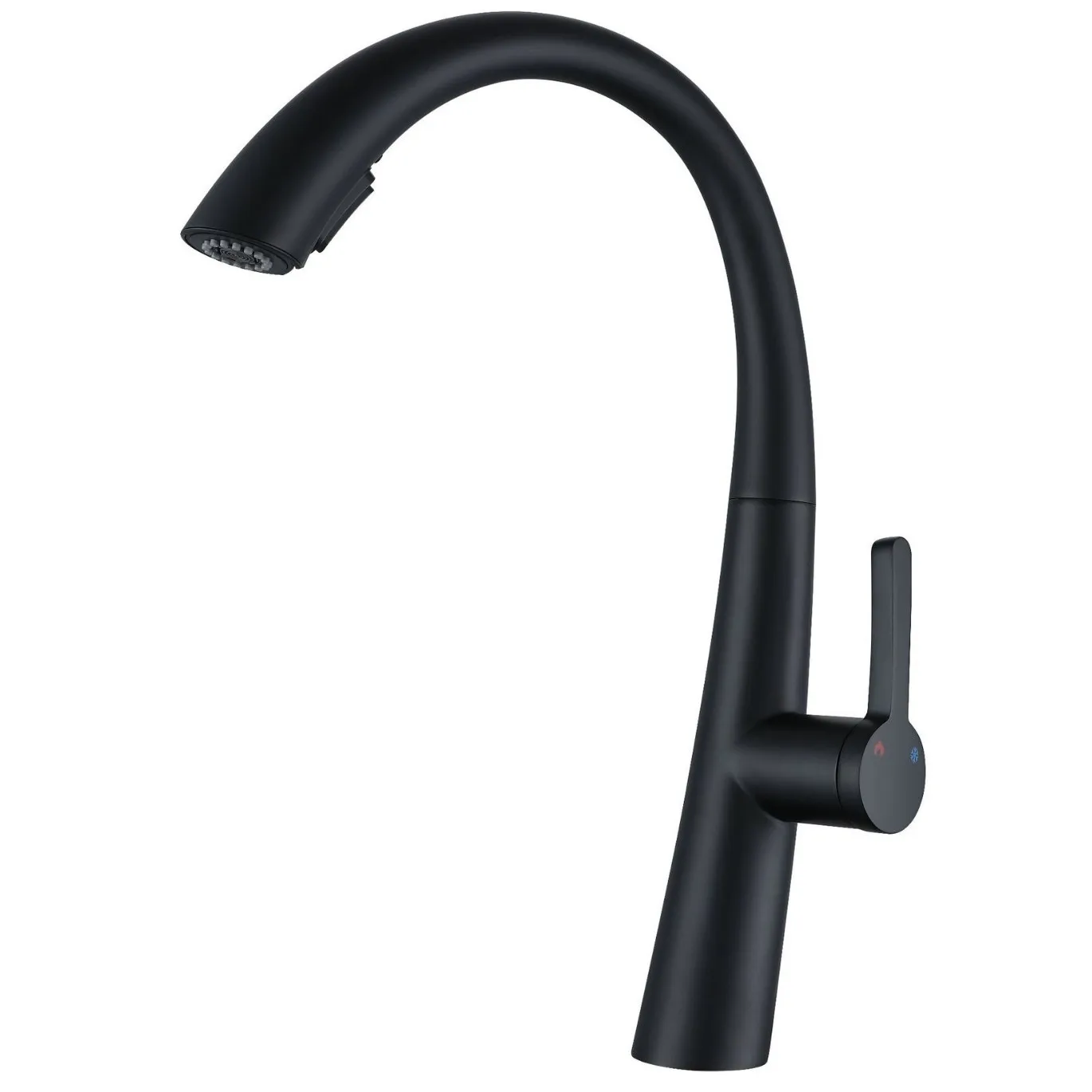 SUS304 stainless steel Moon Bay pull-out kitchen faucet with hot and cold water for washing vegetables