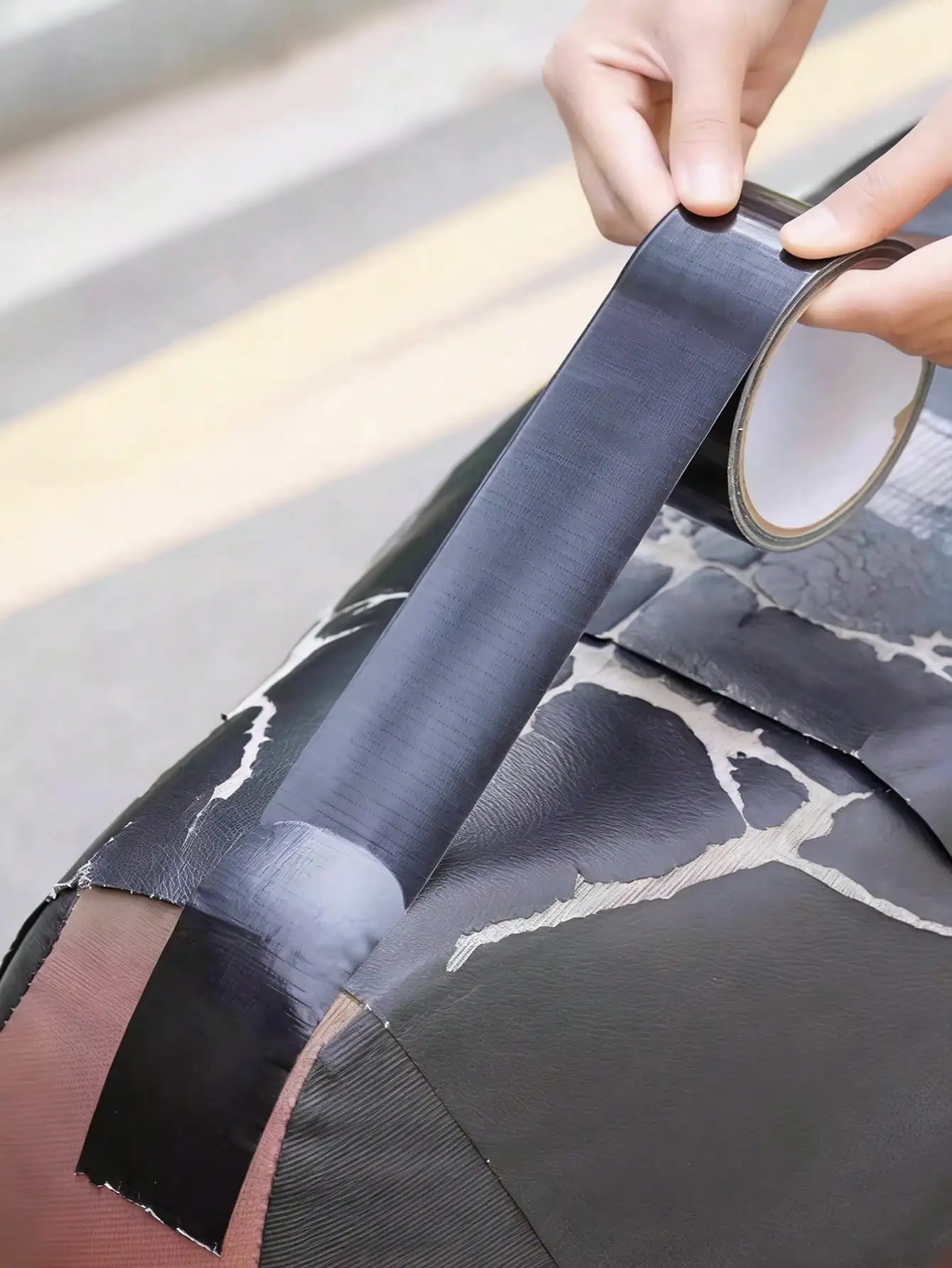 

Waterproof Repair Tape for Motorcycle & Scooter Seats - For Car Seat, Sofa, Chair, Furniture Repair