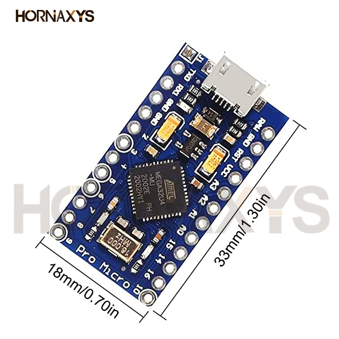 1-10pcs Pro Micro ATmega32U4 5V/16MHz Module with 2 row pin header For Leonardo TYPE-C USB in stock best quality for arduino New