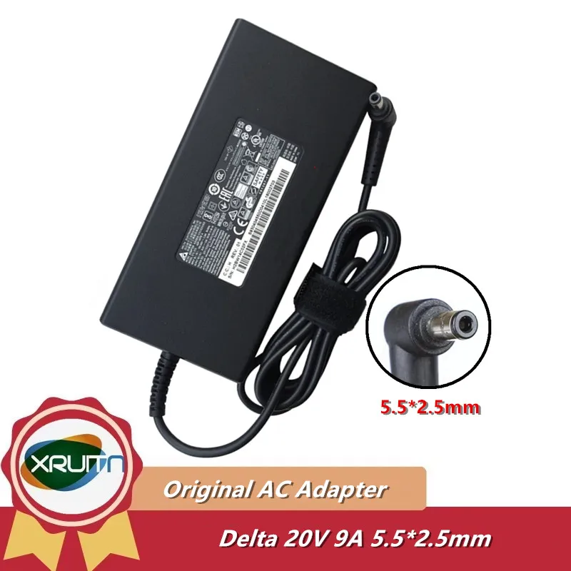 

Genuine Delta ADP-180TB H AC Adapter Charger for MSI GF75 WS66 10TL Series A17-180P4B 10TKT-080 20V 9A 5.5*2.5mm 180W A17-180P4B