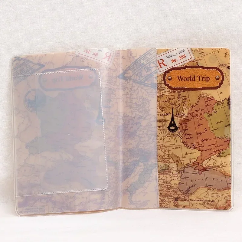 Fashion Travel Passport Cover Men Women Pu Leather Passport Holder Portable Travel Accessories Passport Case Cover