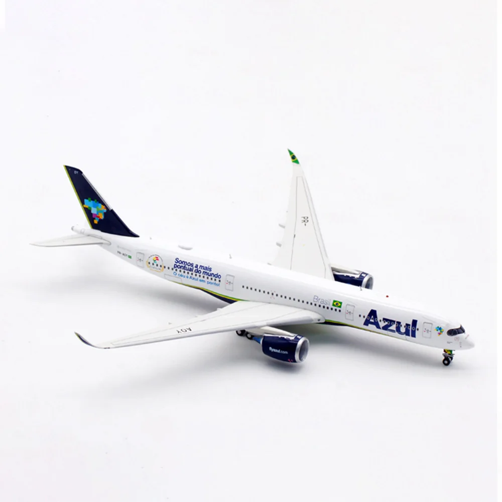 Diecast 1/400 Scale Blue Air A350-900 PR-AOY Unique Novelty Airplane Airbus Alloy Aircraft Model Collection Display Gift