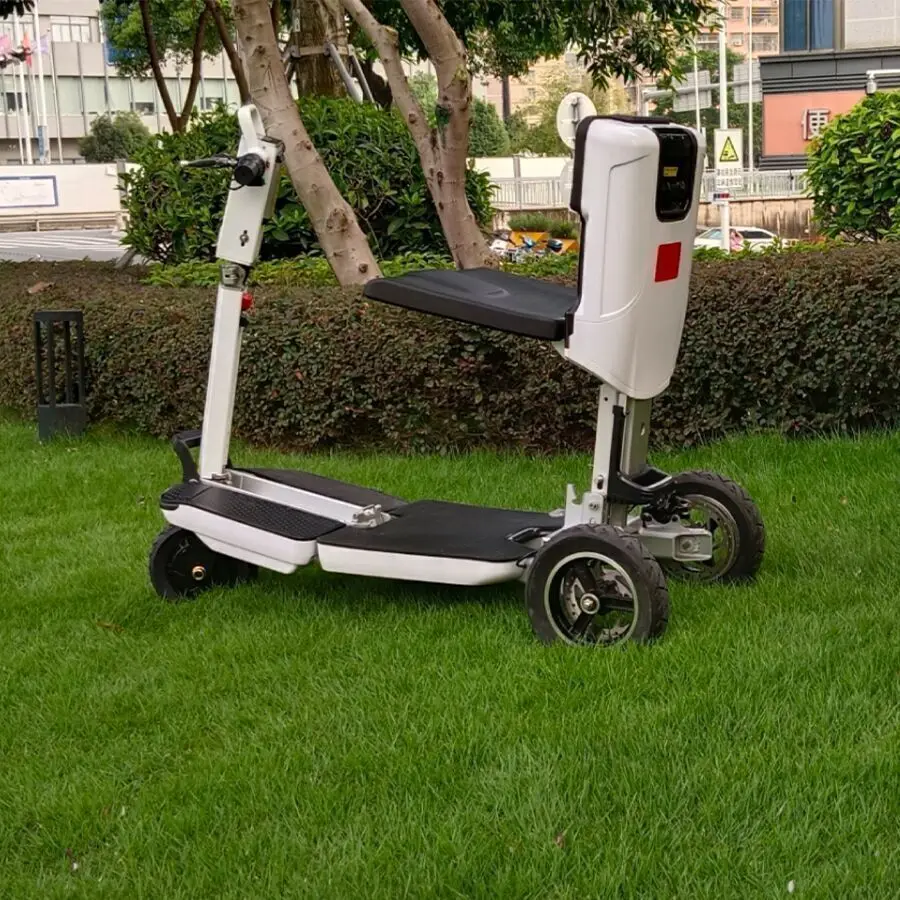 350W 48V 3 Wheel Foldable Mobile Adult Lightweight Electric Scooter Disabled Scooter Electric Tricycle